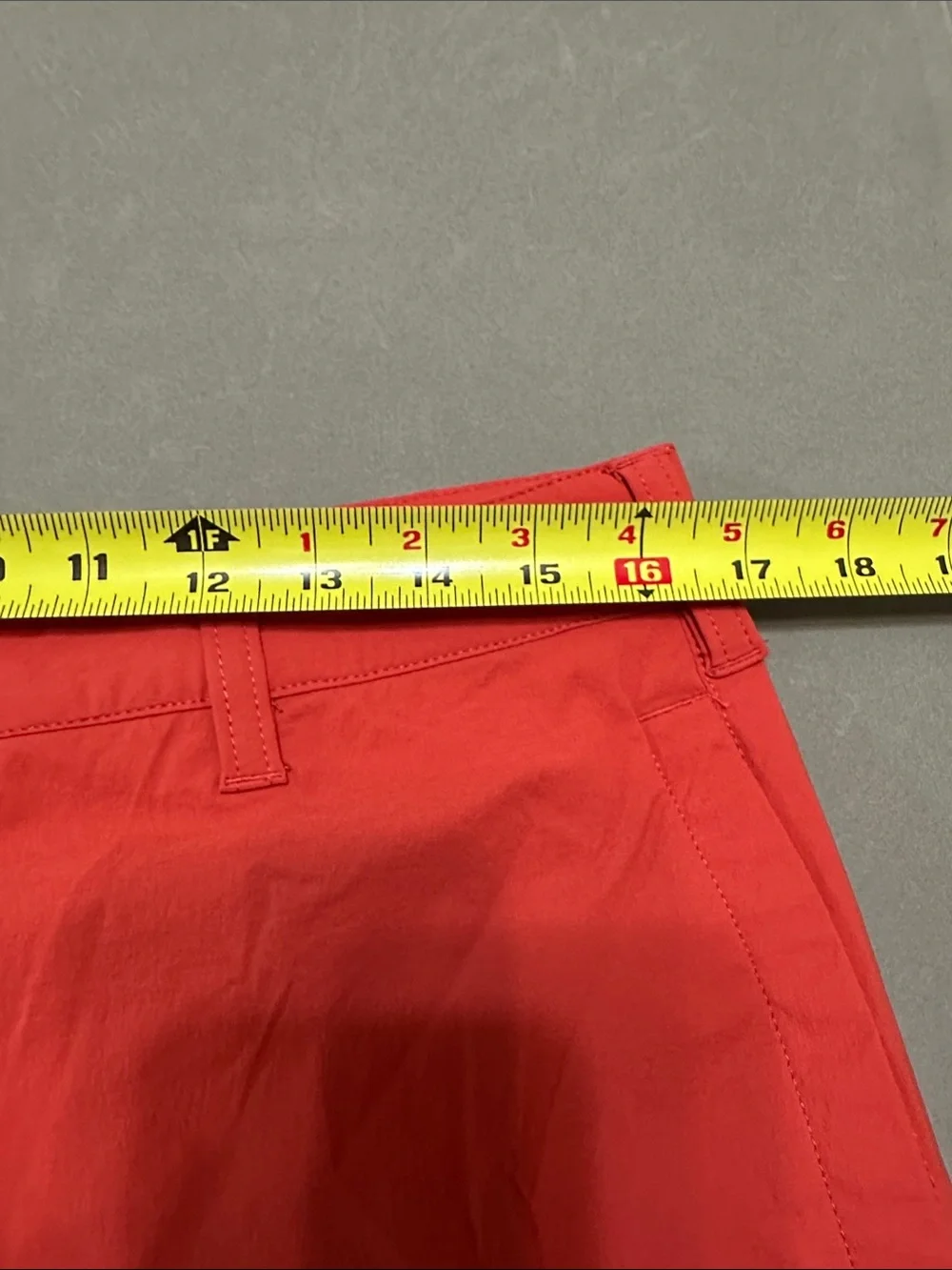 The North Face Men's Orange Red Hybrid Shorts - 34